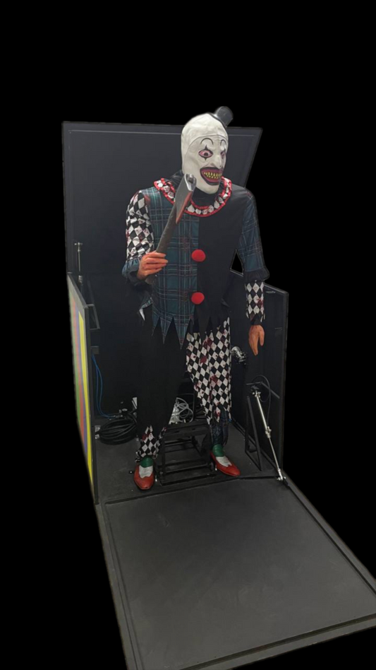 Clown dans la boîte