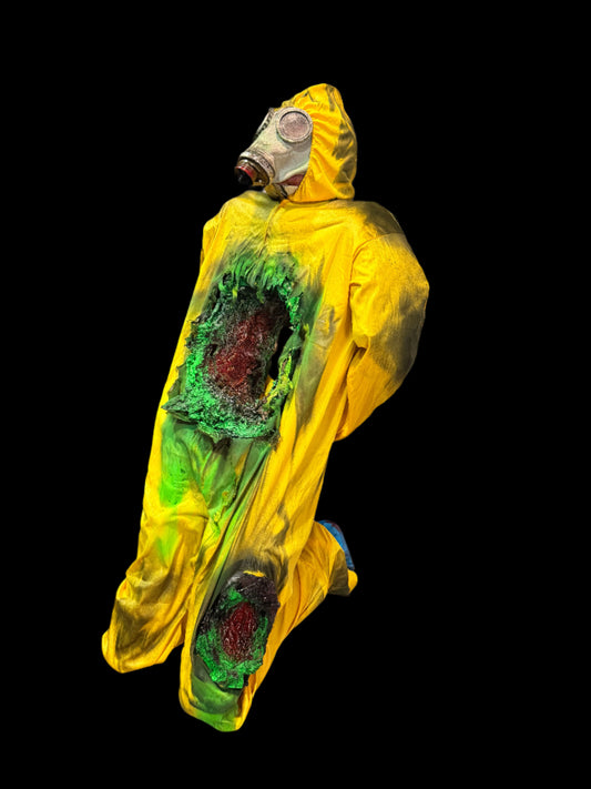 Toxischer Mutant trägt eine Gasmaske